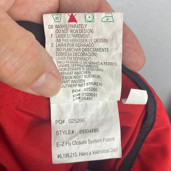 Hurley International boy's size 27, red/black board shorts with pocket. - Picture 8 of 8